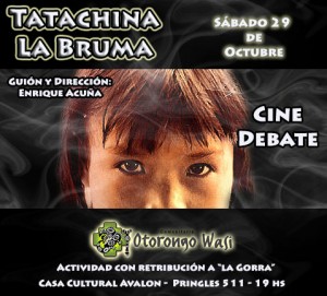 ¡Cine Debate! Proyectaremos "Tatachina, La Bruma" el 29 de Octubre en Casa Cultural Avalon. @ Buenos Aires | Ciudad Autónoma de Buenos Aires | Argentina